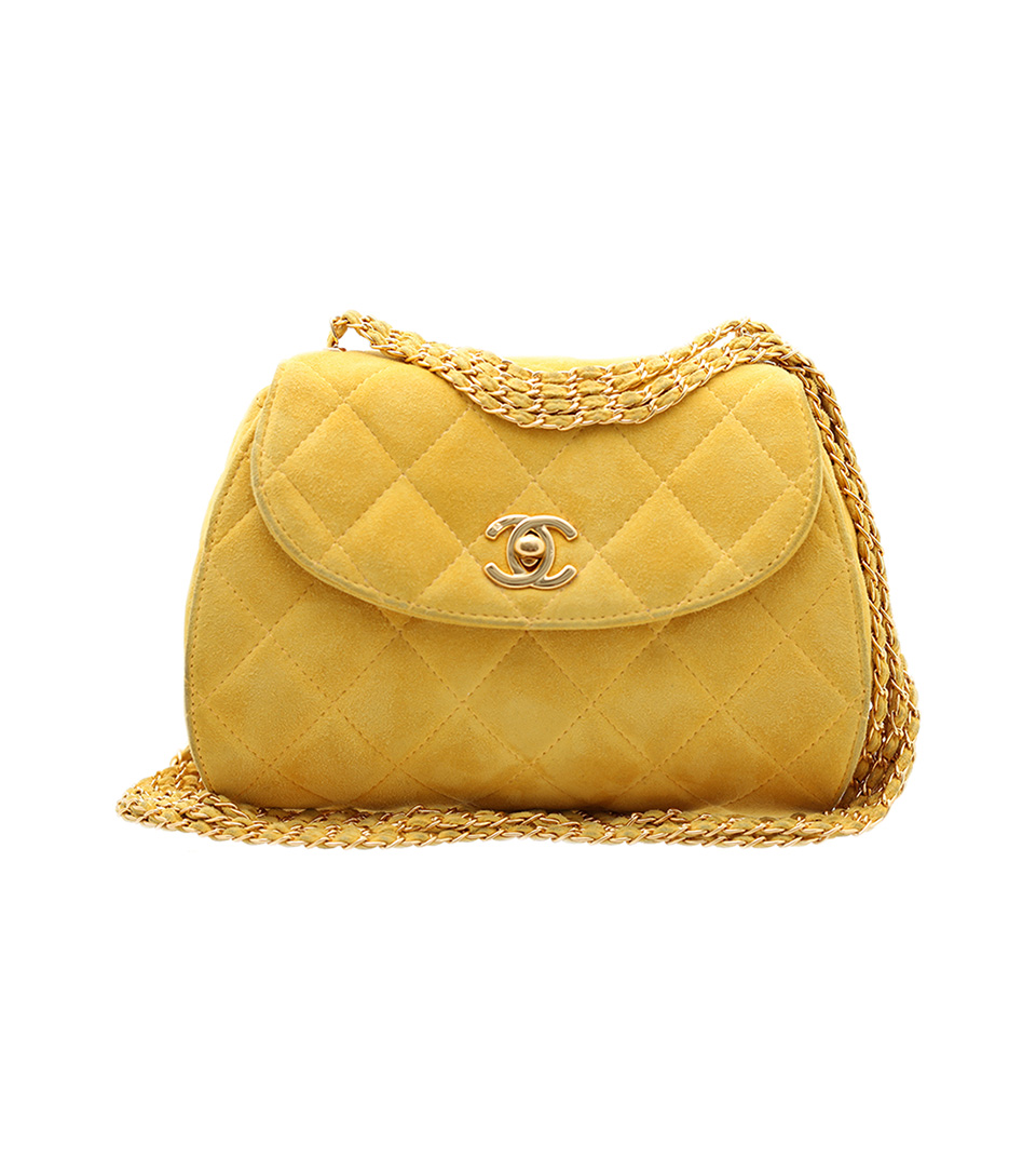 chanel 19 bag yellow