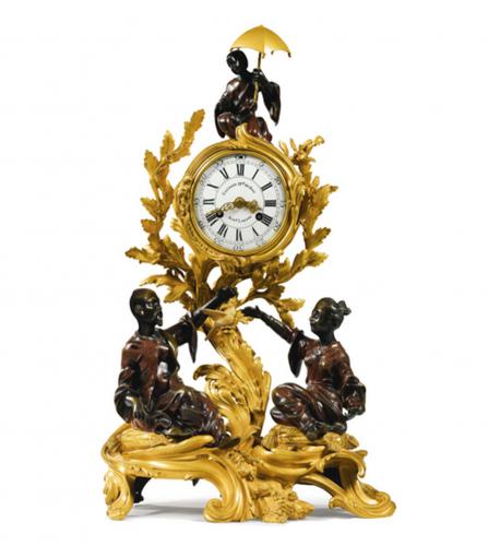 Louis XV style Chinese clock