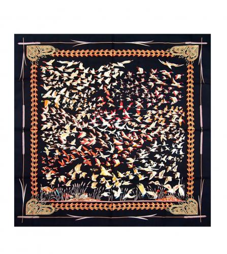 HERMES SILK SCARF LIBRES COMME I'AIR