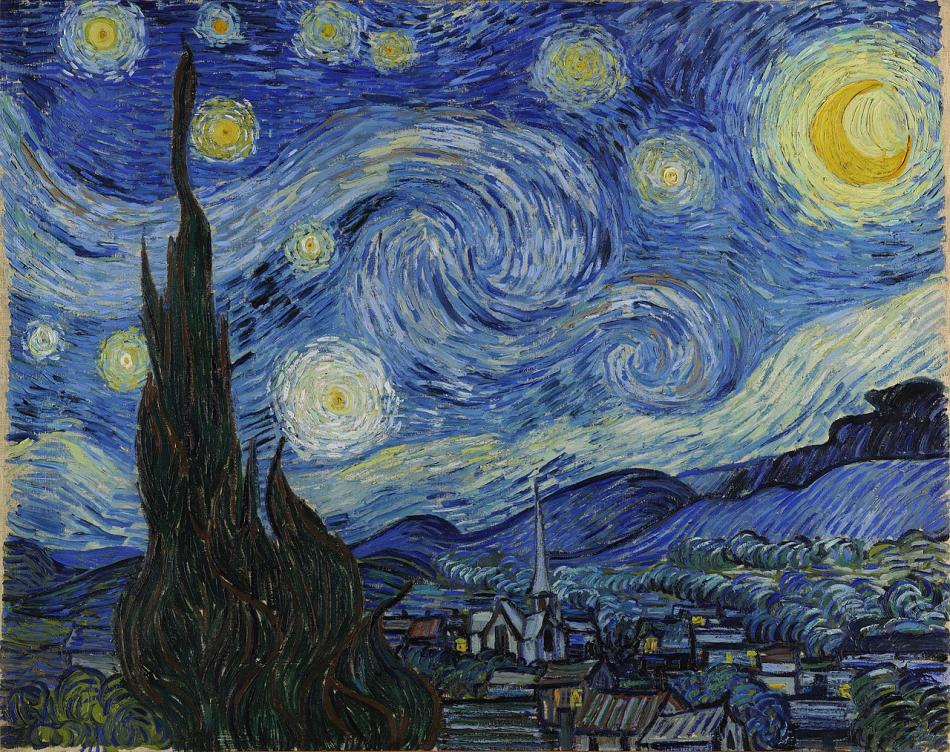 La Nuit étoilée of Vincent Van Gogh