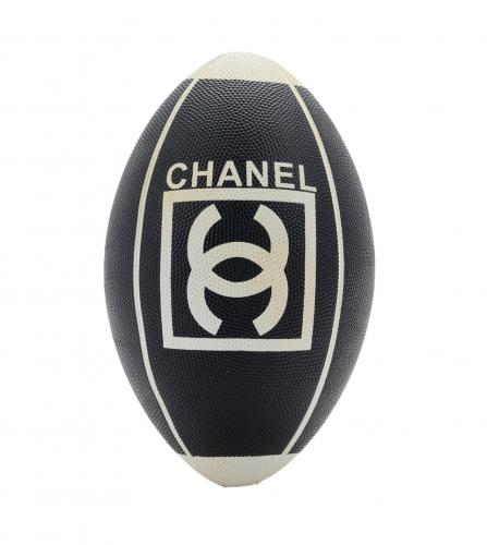 CHANEL RUBBER RUGBY BALL