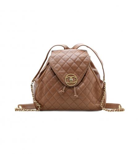 CHANEL BROWN BACKPACK