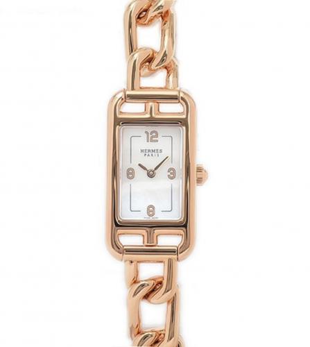 HERMES NANTUCKET MINI PINK GOLD