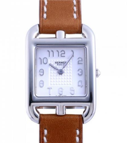 HERMES CAPE COD WHITE WATCH