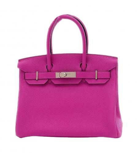 HERMES BIRKIN 30 TOGO ROSE PURPLE