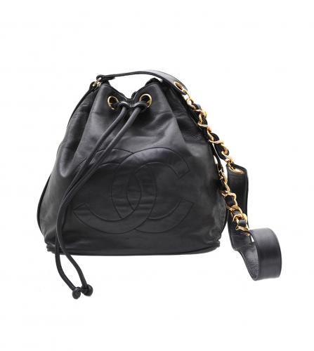 Chanel vintage drawstring clearance bag