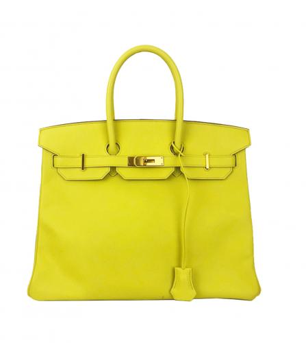 HERMES BIRKIN 35 EPSON LIME