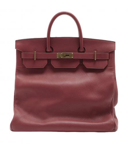 Hermès Vintage Buffalo & Toile HAC Birkin 50 - Neutrals Handle Bags,  Handbags - HER382858