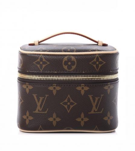 LOUIS VUITTON tote bag in brown monogram canvas and natural leather -  VALOIS VINTAGE PARIS