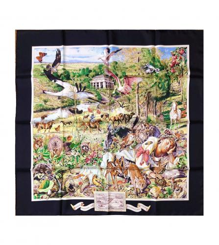 HERMES SILK SCARF MADISON AVENUE