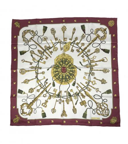 HERMES SILK SCARF LES CLES