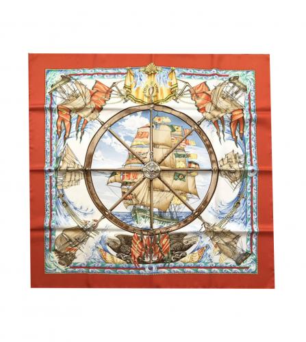 HERMES SILK SCARF VIVE LE VENT