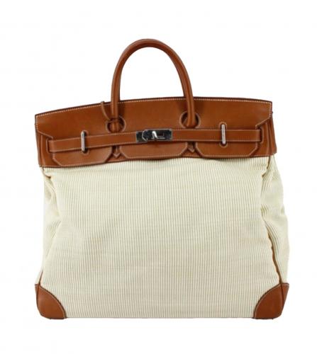 Hermès HAC 50 Chocolat Veau Fjord ○ Labellov ○ Buy and Sell Authentic Luxury