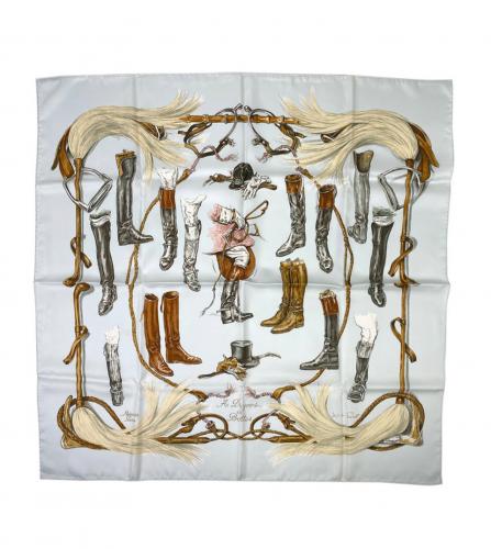 HERMES SILK SCARF A PROPOS DE BOTTES