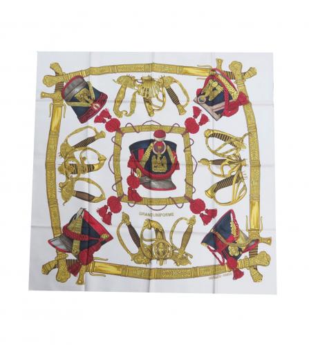 HERMES SILK SCARF GRAND UNIFORME