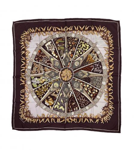 HERMES SILK SCARF AUX PAYS DES EPICES