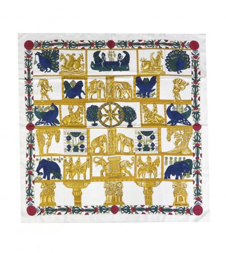 HERMES SILK SCARF TORANA