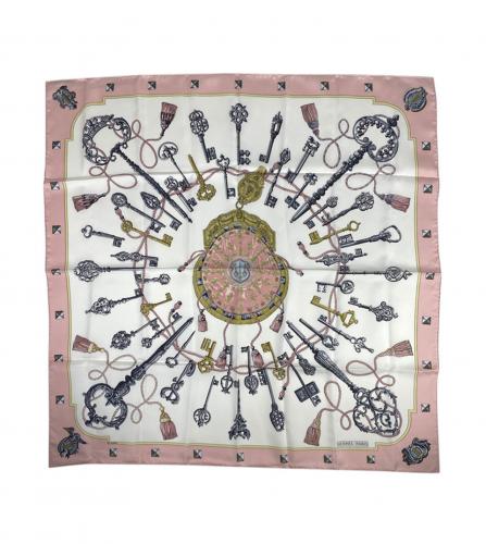 HERMES SILK SCARF LES CLES