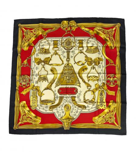 HERMES SILK SCARF ETRIERS