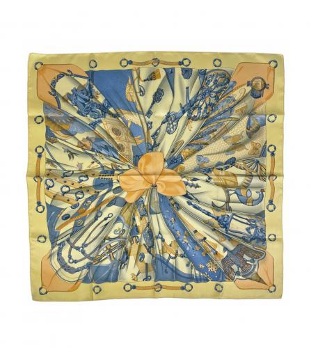 HERMES SILK SCARF SOLEIL DE SOIE