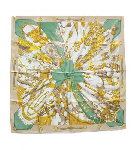 HERMES SILK SCARF SOLEIL DE SOIE