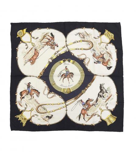 HERMES SILK SCARF PAMPA