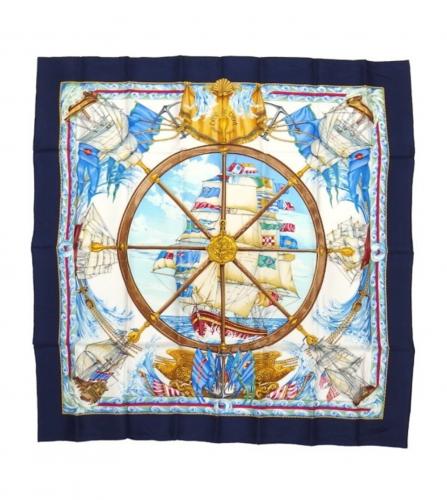 HERMES SILK SCARF VIVE LE VENT