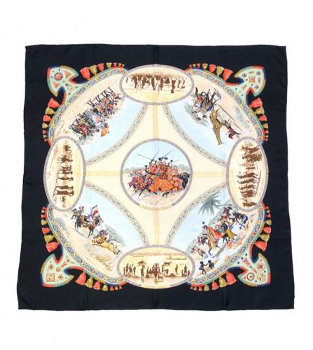 HERMES SILK SCARF CRANDE TENUE