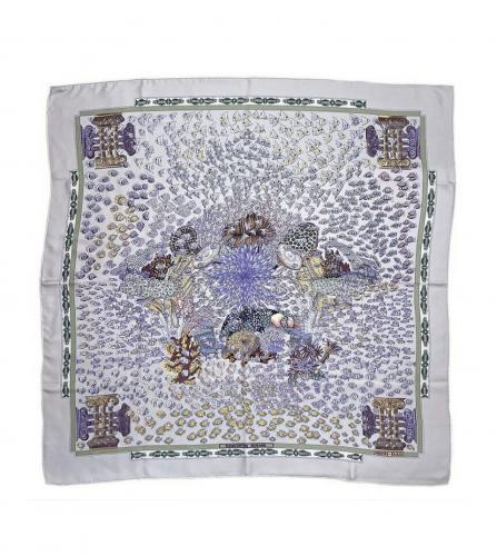 HERMES SILK SCARF RENCONTRE OCEANE