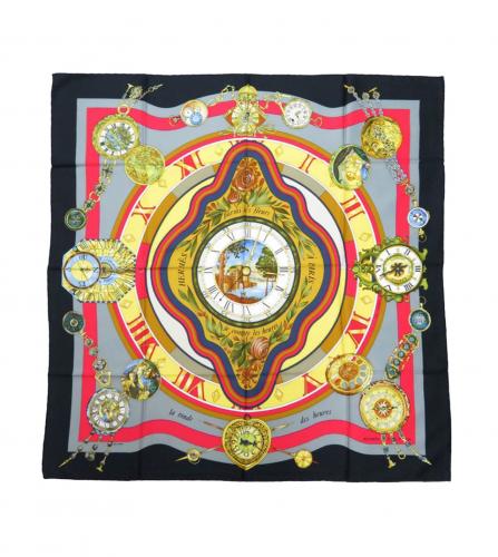 HERMES SILK SCARF PARMI LES FLEURS JE COMPT