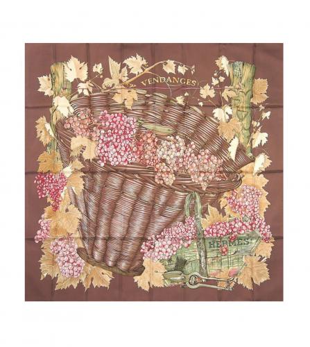 HERMES SILK SCARF VENDANGES