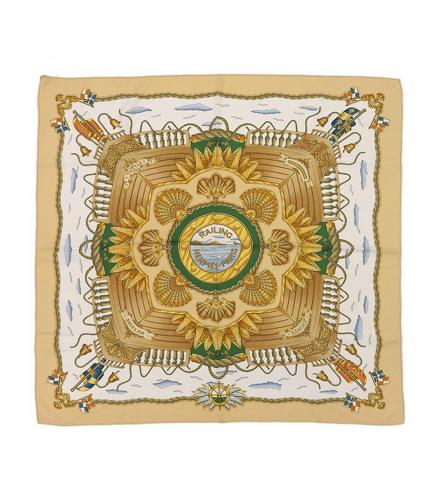 HERMES SILK SCARF RAILING