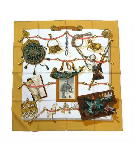 HERMES SILK SCARF MEMOIRE D'HERMES