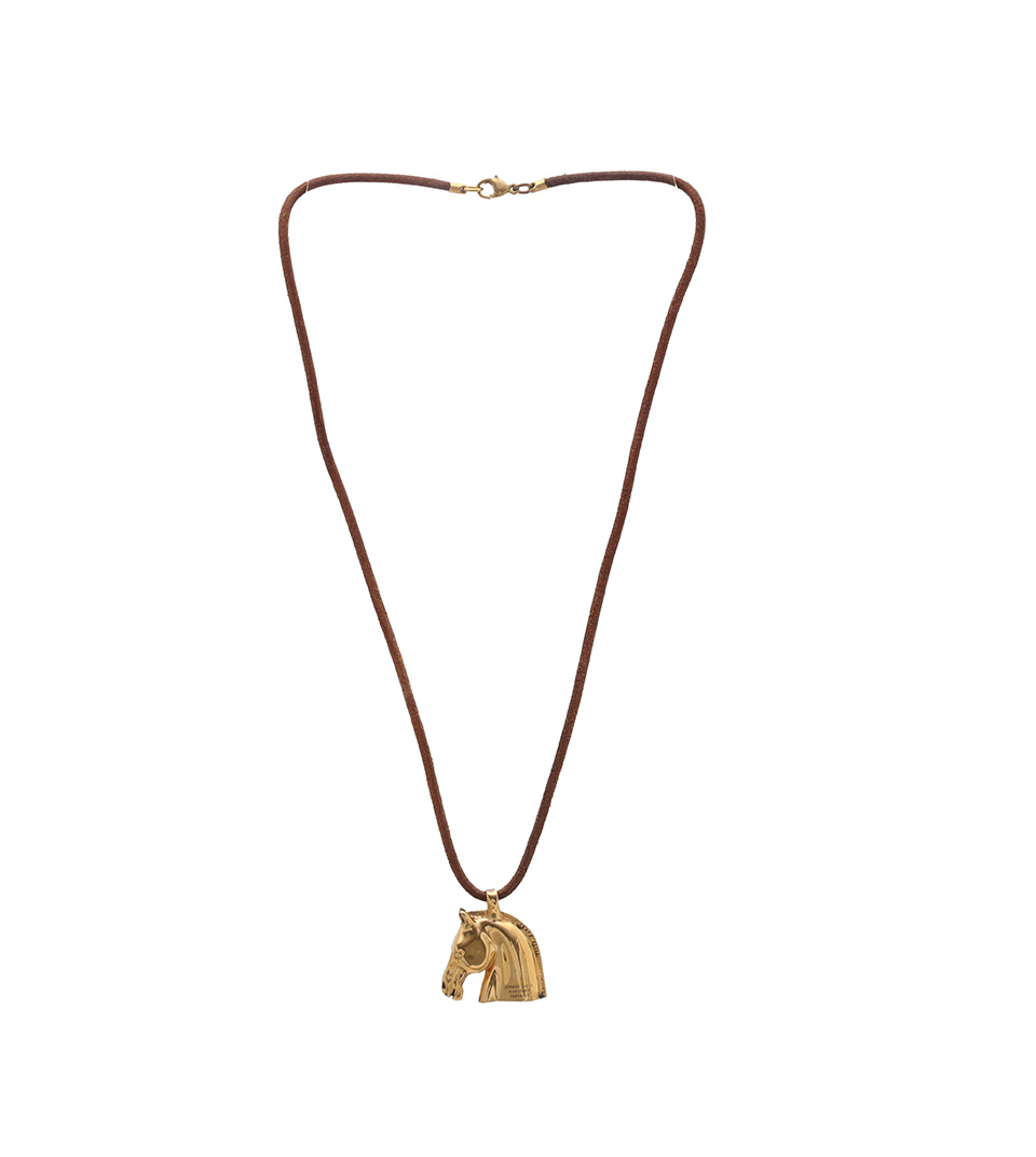 Hermes horse deals necklace