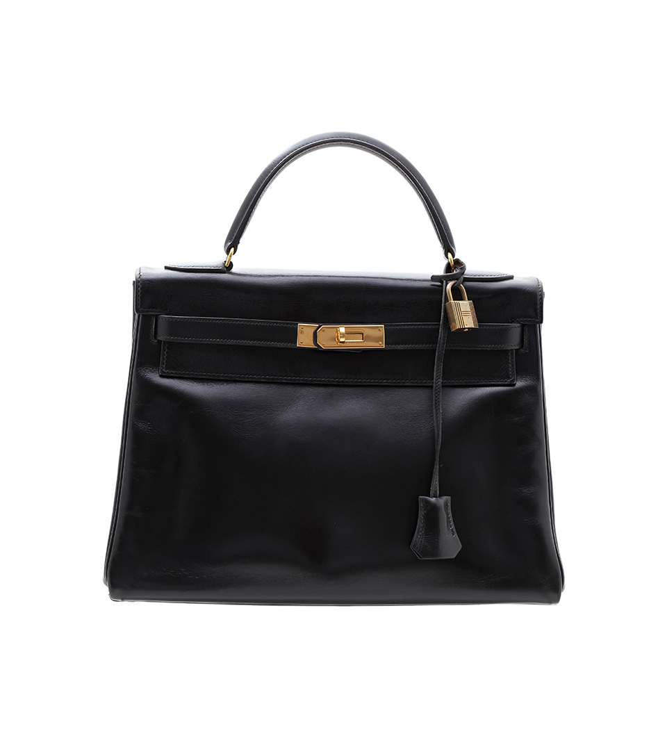 HERMES BLACK BOX KELLY 32 | VINTAGE PARIS