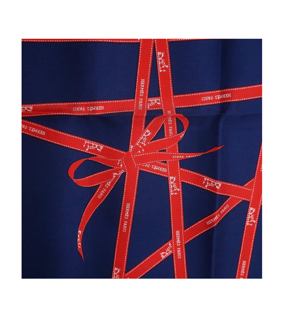 Vintage Hermès Bolduc Ribbon Print Scarf – Recess