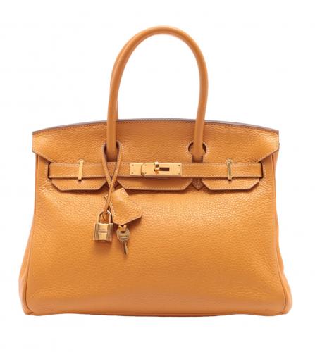 HERMES BIRKIN 30 TAURILLON CLEMENCE MOUTARDE