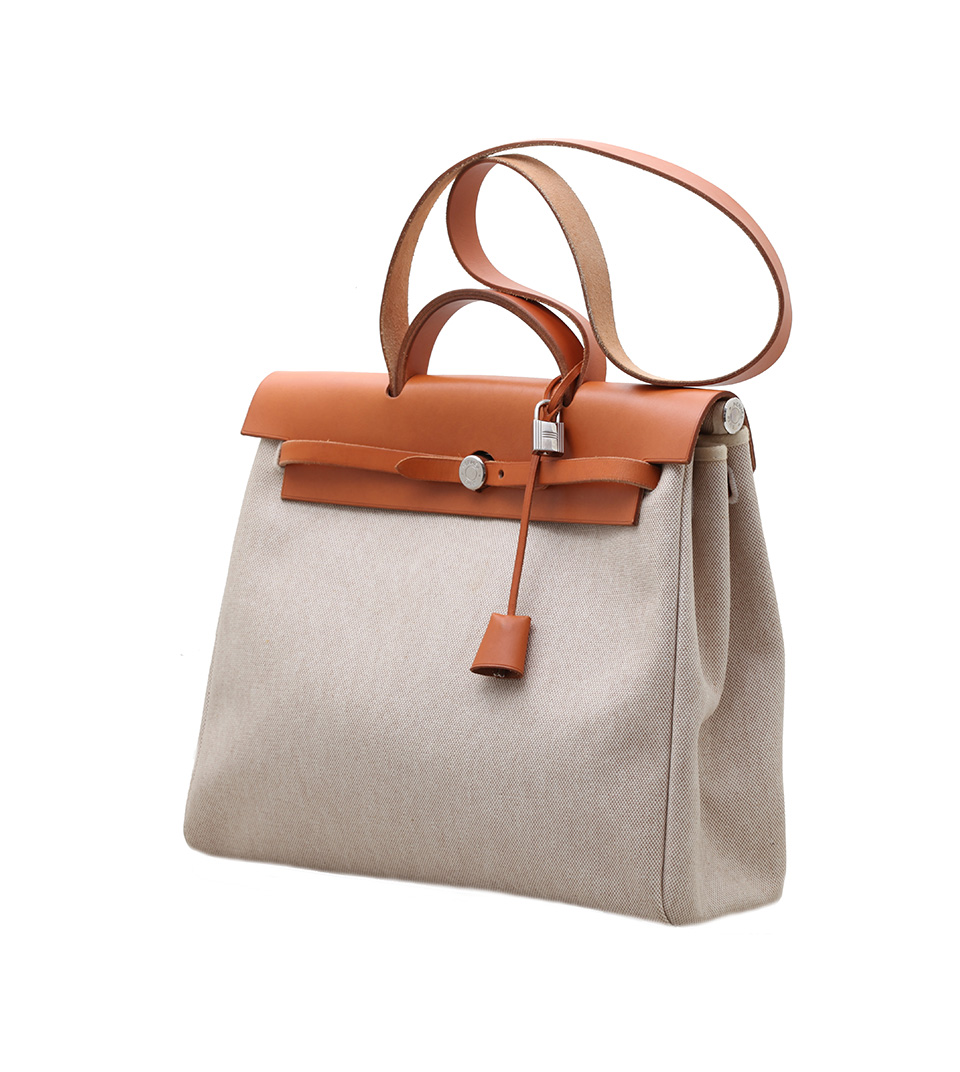 Sold at Auction: Hermes Herbag Backpack Shoulder Bag