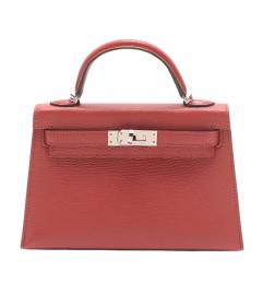 Hermes Mini Kelly Chevre Cuivre