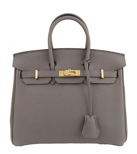 HERMES BIRKIN 25 TOGO ETAIN GREY