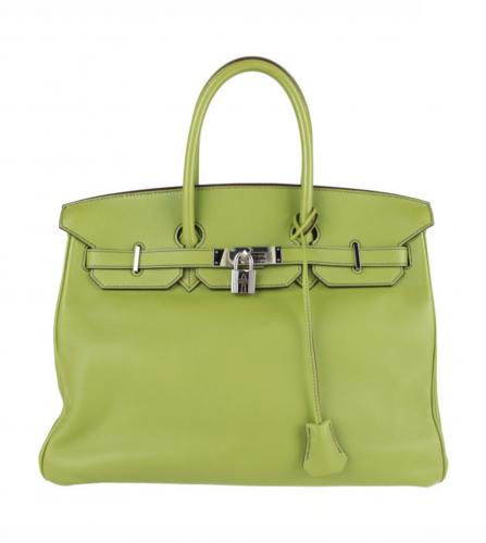 HERMES BIRKIN 35 SWIFT ANIS GREEN