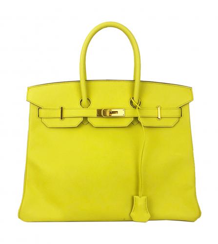 HERMES BIRKIN 35 EPSON LIME