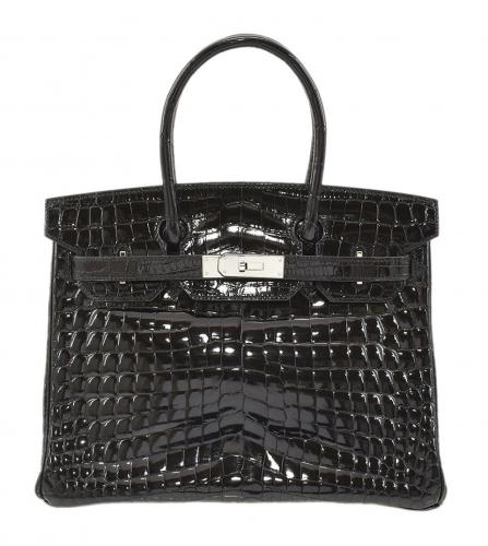 HERMES BIRKIN 30 NILOTICUS BLACK