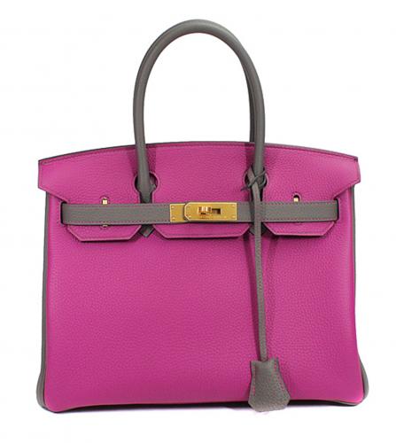 HERMES BIRKIN 30 TOGO ROSE ETAIN