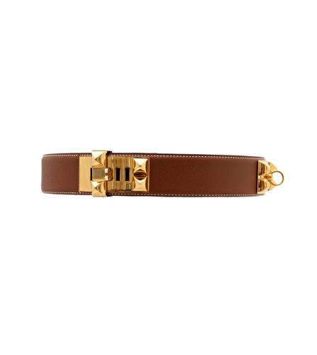 Hermès Vintage - Epsom Kelly Belt - Brown Gold - Leather Belt - Luxury High  Quality - Avvenice