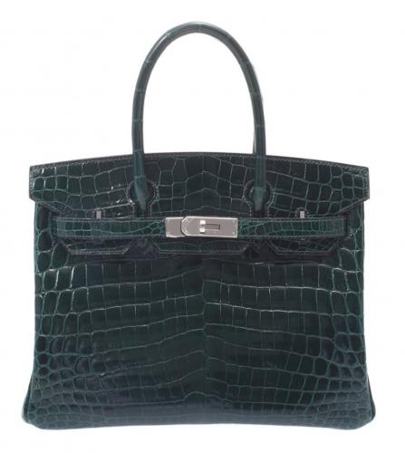 HERMES BIRKIN 30 NILOTICUS DARK GREEN