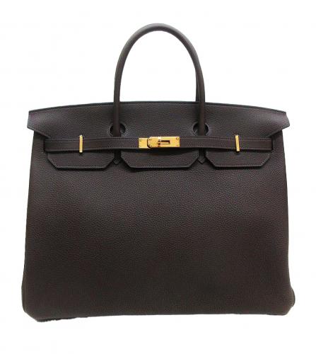 HERMES BIRKIN 40 TOGO EBENE