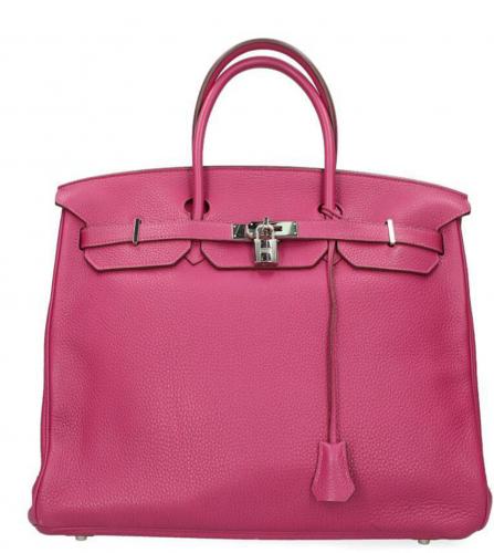 HERMES Birkin 40 TAURILLON CLEMENCE PINK