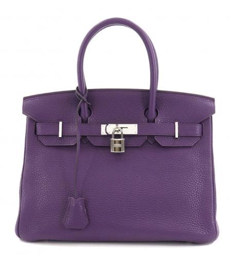 HERMES BIRKIN 30 TOGO PURPLE