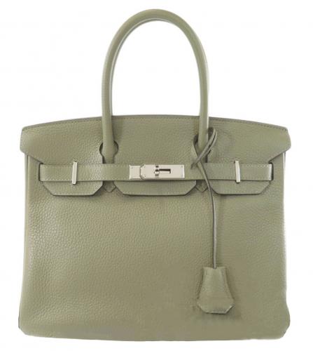 HERMES BIRKIN 30 TAURILLON CLEMENCE SAUGE